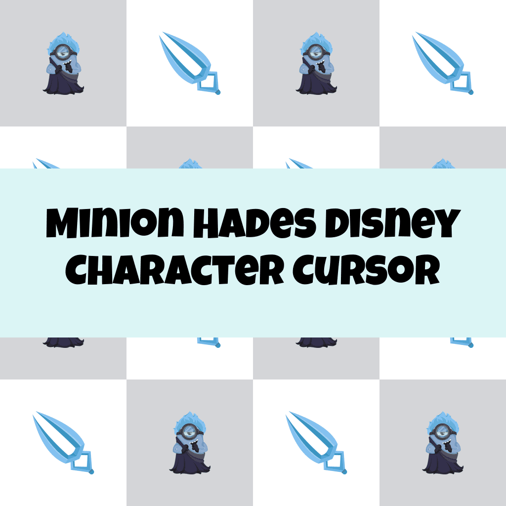 Preview Minion Hades Disney Character cursor custom cursor pack